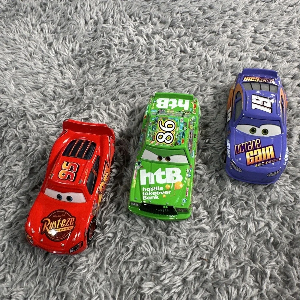 Lot Of Disney Pixar Cars 3 Bobby Swift #19 Octane Gain Mattel 1:55 Diecast Loose